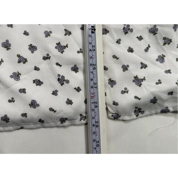 Hollister White mini dress with Purple Floral Pattern Size S - Picture 8 of 11